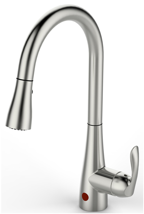 Single Handle Pull Down Sprayer Kitchen Faucet With Motion Sensor